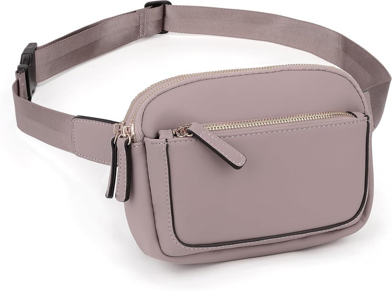 UTO Fanny Pack for Women Crossbody Trendy Fashion Belt Purse Chest Waist Hip Bumbag for Outdoor Shopping Travel Hiking - Image 1